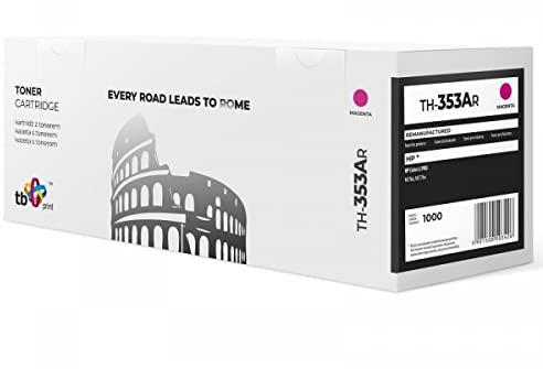 TB Print TH-353AR Tonerkartusche Magenta 1 Stück (e) - Toner für Laserdrucker (1000 Seiten, Magenta, 1 Stück)