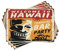 ABAKUHAUS Tiki Bar Platzmatten, Tropic Bar-Party, Waschbare Stoff Esszimmer Küche Tischdekorations Digitaldruck, Rot Aprikose