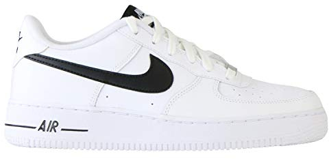 Nike AIR Force 1 AN20 (GS) Sneaker, Weiß Schwarz, 38 EU
