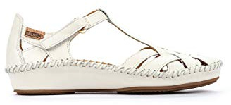 Pikolinos P. Vallarta Damen-Halboffene Schuhe | Leder | Weiß
