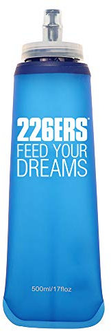 226ERS - Soft Flask Wide, Bidón Flexible para Deportistas, de TPU, Polipropileno y sin BPA, Boquilla Ancha de Silicona, Botella de Agua Ancha y Plegable, 500 ml