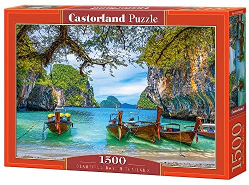 CASTORLAND Puzzle Compatible - Belle baie en Thaïlande (1500 pièces)