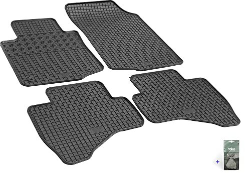Auto Fußmatten Gummimatten Rigum geeignet für Citroen C1 2014-2021 Passgenau + Auto Duft/BesteKauf
