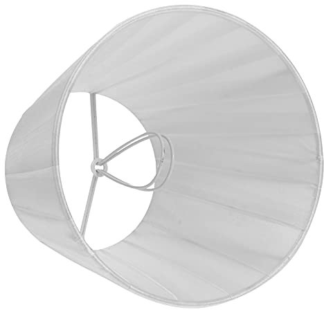 SOLUSTRE 1stk Lampenschirm Aus Stoff Leinen Lampenschirm Hängende Lampenabdeckung Lampenabdeckungen Wandleuchtenschirm Deckenleuchte Leichte Abdeckung Tisch Die Glühbirne Spitze Weiß Eisen