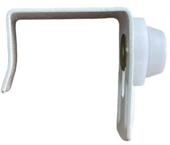 TENDAGGIMANIA ® Supporto No Foro - in Alluminio - Per Tende a Pacchetto - 1 Pezzo - Spessore:24 MM