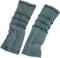 GURU SHOP Beinstulpen, Feinstrick Stulpen mit Overlock - Petrol, Herren/Damen, Baumwolle