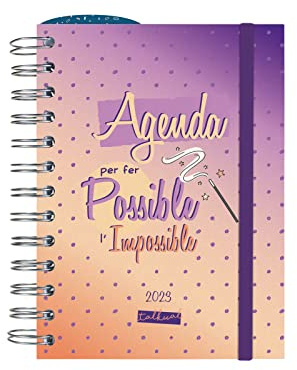 Finocam - Kalender 2023 Talkual 1 Tag Seite Januar 2023 - Dezember 2023 (12 Monate) mögliches Katalanisch