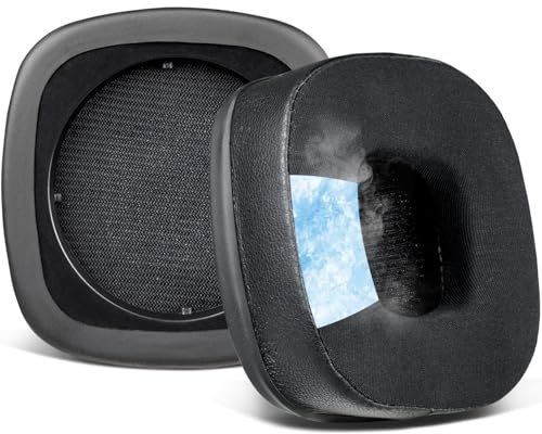 SOULWIT Kühlgel Ersatzpolster Ersatz Ohrpolster für Marshall Major I/II/III/IV/V ANC Bluetooth Drahtlos/Verkabelt Kopfhörer, für Marshall Major 1/2/3/4/5 Headset, Ohrpolster mit Lärmschutzschaum