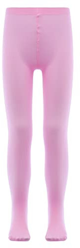 IEFIEL Collant de Danse Enfant Leggings de Ballet Filles Yoga Gymnastique Collants Danse Classique Couleur Chair Patineuse Bas pour Justaucorps De Gymnastique ZA Rose 7-8 Ans