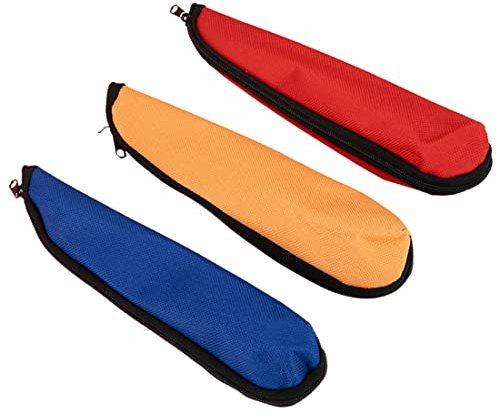TSLRSA 3 Pcs Bestecktasche, Reisebestecktasche, tragbare Bestecktasche mit Reißverschluss, Stoff, waschbar, geeignet für Reisen, Camping, Picknick, Schule, Mittagessen (20,5 * 5,3cm)