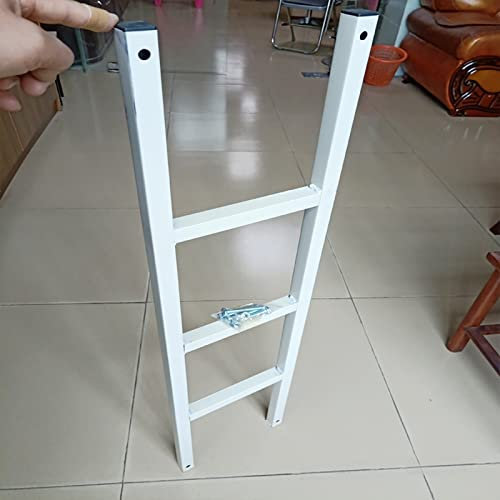 ZIMGOD Escalera Litera Escalera de Litera de 3 Escalones para Cama de RV, Escalera de Literas de Hierro con Almohadilla Antideslizante y Accesorios, Escaleras de Tijera Verticales Seguras y Estables