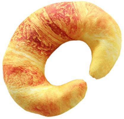 Homoyoyo 1stk Brot Kissen Flugzeug Spielzeug Flugkissen Sushi-Kissen Nickerchenkissen Süße Kopfstütze Kawaii Zimmer Dekor Bread Shape Pillow Brotform Büro Kurzer Plüsch Plüschkissen Nacken
