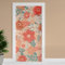 Finest Folia Türfolie 90x200 cm Türtapete Türposter Folie für Tür Wohnzimmer Kinderzimmer Küche Türaufkleber Bad Aufkleber selbstklebend TF02 (27 Papierblumen)