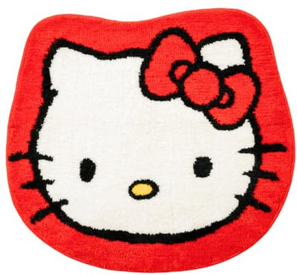 Franco Collectibles Hello Kitty Badteppich, Poly-Strick, rutschfest, Plüsch, offizielles Lizenzprodukt