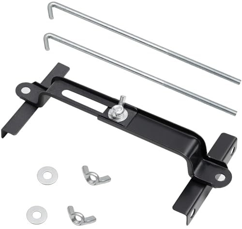 Greluma maintien de la batterie réglable-boulons de 19cm/7,5 pouces,universel ajustable traverse de batterie avec boulon en J,apte à voiture suv, bon contact, résistance à la corrosion