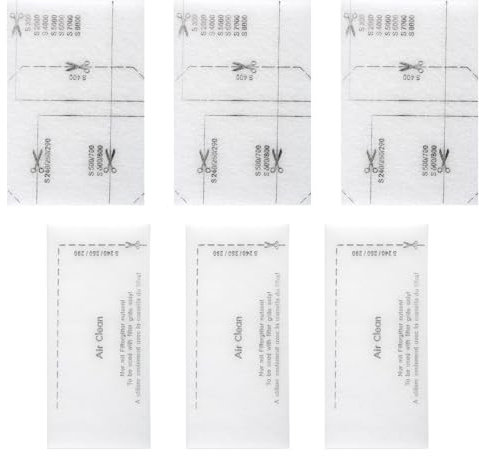 3 Pack Miele Vacuum Cleaner Filter Mat, Air Clean & Pre-Motor Filters Compatible With SF-SAC 20/30, High-Efficiency Replacement for S Series and G & N Series