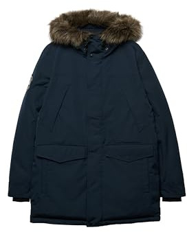 Superdry Herren Everest Parka mit Kunstfellbesatz