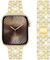 DEALELE Cinturino di ricambio compatibile con Apple iWatch 49 mm, 46 mm, 42 mm, 45 mm, 41 mm, 44 mm, 40 mm, 38 mm, con strass e diamanti in metallo, per iWatch Series 10/9, 8/7, 6/5, 4/3, SE/Ultra da