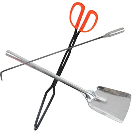 ULDIGI 1ensemble s Pinces à Longue Manche Pour Barbecue Camping Et Cheminée Outils Pratiques De Nettoyage Service