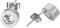 MagEnergy Lymphdrainage Damenohrringe, Magnetfeldtherapie-Ohrringe, Lymphdrainage, Modeschmuck Geschenke für Frauen (Silber)