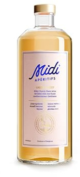 Midi Aperitifs | Liquid Sunset 21% ABV | 70cl | Shows apricot and Amalfi lemon, layered with herbal notes, with a balanced finish for food pairing or relaxed serving.