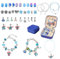 PUGKUYE Stitch Perlas para Pulsera, Perlas de Vidrio,Cuentas para Manualidades, Accesorios para Pulsera,Joyeros,Regalo Niño Niña 7 8 9 10 11 12 13 14años