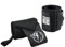 GORILLA SPORTS® Handgelenk Bandagen - 2er Set, 45 x 8cm, Baumwolle, Nylon, mit Klettverschluss, Farbwahl - Handgelenkstütze Sport, Gym Wrist Wraps, Krafttraining, Calisthenics (Schwarz)