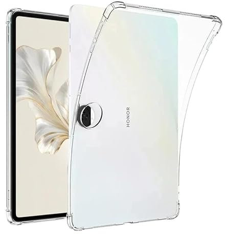 SOENS Funda Transparente for Tableta Huawei Honor Pad X8a 11/Honor Pad 9 12.1 2024, Carcasa Trasera de TPU Suave de Silicona.(For Honor Pad 9)