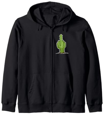 Doigt du Milieu Cactus Sweat à Capuche