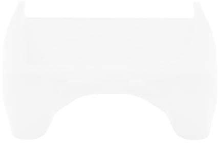 Générique Poignée Antidérapante Prise Confortable Pour Anbernic RG35XX Plus Poignée de Console de Jeu (White)