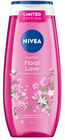 6er Pack - Nivea Duschgel mit orientalischem Blumenduft - Floral Love - 250 ml