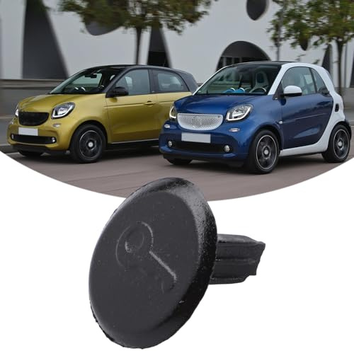 Auratrove Copertura chiave serratura maniglia porta per smart per fortwo 453 anteriore sinistra, sostituire A4537230008 4537230008, plastica interno Trim parte