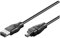 Goobay 50311 Cavo Adattatore FireWire 400, da 6 Pin a 4 Pin, IEEE1394, Nero, 1.8 m Lunghezza del Cavo
