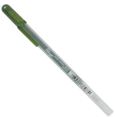 SAKURA GLZ-38393 Gelly Role Glasurstifte mit Dicker Spitze, Grün