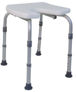 Drive Medical ohne Rückenlehne, Duschstuhl DH 135, weiß