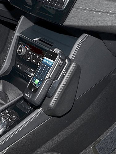 KUDA Handyhalterung passend für BMW 2er Active Tourer (F45, F46) ab 2015 - Telefonkonsole für Smartphones, Handy, Navi, und mehr – Kunstlederkonsole, schwarz, 1725