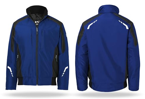 KÜBLER ICONIQ Wetterblouson – wattierte Arbeitsjacke aus 100% Polyester mit Steppfutter, wasserabweisendes Obermaterial, Strickbund