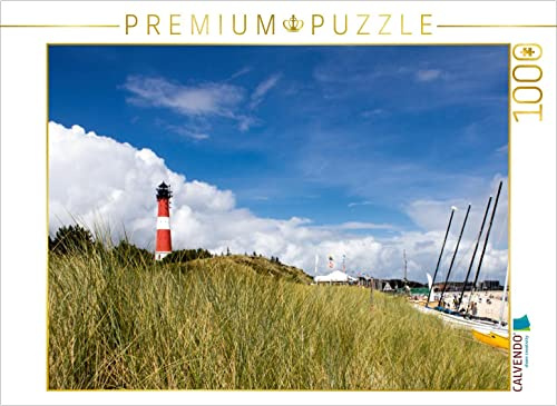 CALVENDO Puzzle Hörnumer Leuchtturm | 1000 Teile Lege-Größe 64 x 48 cm Foto-Puzzle für glückliche Stunden