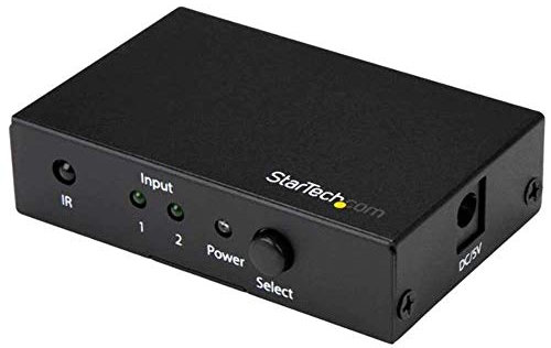 StarTech.com 2 Port HDMI Switch - 4K HDMI Switch Box - Ultra HD 4k 60Hz