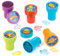Baker Ross Selbstfärbende Stempel Sonnensystem als lustiges Spielzeug für Kinder zum günstigen Preis – perfekt als kleine Party-Überraschung für Kinder (10 Stück), 20 mm