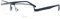 Police Brille Anthem 2 (VPL-257 0C07) Metall - Plastik blau matt