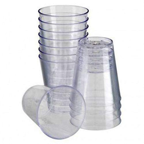 New usa e getta bicchieri di plastica trasparente 2 cl shot Jelly party nuovo UK (5 pz.)
