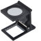 1 pc LED Pli Stand Tissu Tissu Loupe Loupe Carree Loupe Magnifing 10X Lentille Montre Bijoutier Outil Prix