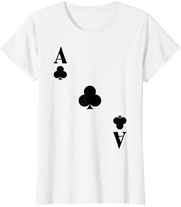 Kartenspiel Kostüm Spielkarte Kreuz Ass Fasching & Karneval T-Shirt