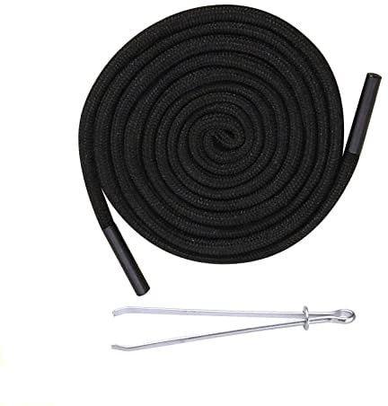 Renyiz Kordelzug, 140 cm Baumwolle Kordelzug mit Metallverschluss-Enden Ersatz Kordelanten für Jogginghosen, Hoodies, Jacken, Sweatshirts, Badehosen, Einkaufstaschen…