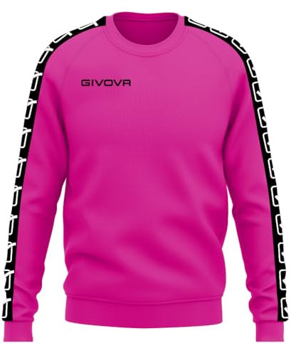GIVOVA Felpa Girocollo Band Fuxia Tg. XS