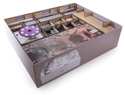 The Game Doctors Brettspiel Organizer kompatibel mit Scythe und der Erweiterung Invasoren aus der Ferne