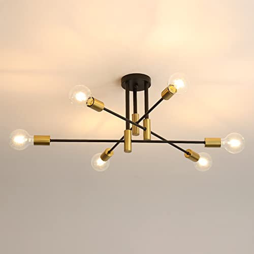 DAXGD Industrial Soccer Lamps, Vintage E27 Stainless Steel, Cucina Stainless Steel Lamp, Angola 180° Diameter 72CM