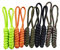 Paracord-Reißverschluss, 10,2 cm, Messer, Schlüsselanhänger, Rucksack, Lanyards, handgewebt, Zugschnur, Reißverschluss, 10 Stück, schwarz, Medium