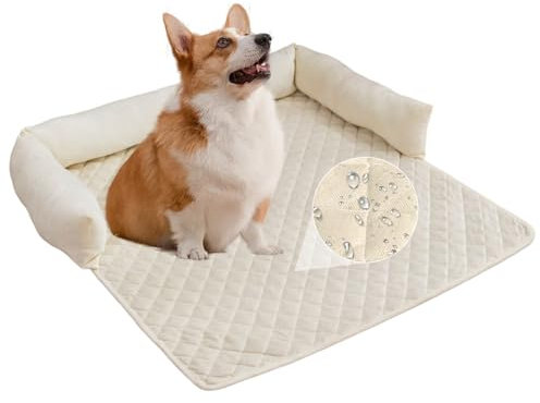 PETCUTE Hundebett Couch für Sofaschutz,Hundedecke mit rutschfeste Unterseite,Hundebett für Große Hunde und Mittlere Hunde,Waschbar Hundesofa Hundematte für Boden, Bett, Sofa, Auto Kofferraum